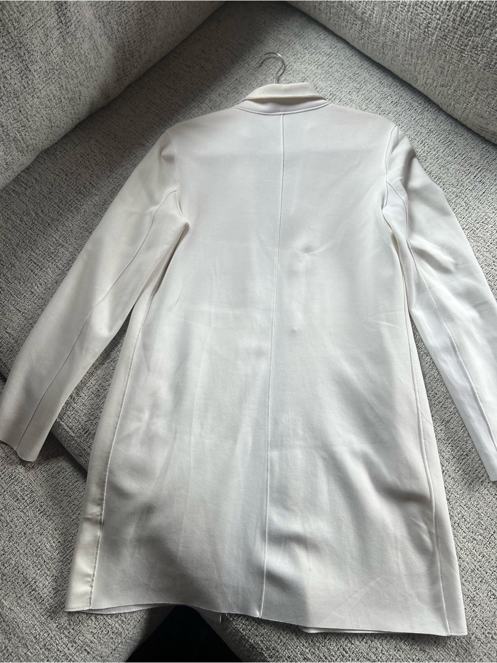 Carolina Belle Cream Single-Breasted Blazer Coat - Picture 2 of 6